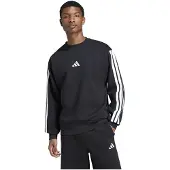Adidas Essentials 3 Stripes Fleece Sweatshirt