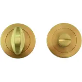 HDD pro WC Garnituur Rond Draairozas Mat Messing Gepolijst