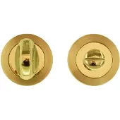 HDD pro WC Garnituur Rond Draairozas Mat Messing Gepolijst + Messing Gepolijst