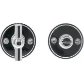 HDD pro WC Garnituur Rond Retro 48 Mm Plat Petana Nikkel