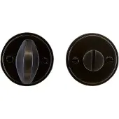 HDD pro WC Garnituur Rond Retro 48 Mm Plat Gunmetal