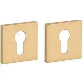 STILE | Cilinderrozetten | 53x53x7mm | Mat goud