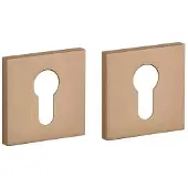 STILE | Cilinderrozetten | 53x53x7mm | Licht Brons