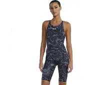 Tyr Tresher Hydrophobic Open Back Competition Swimsuit Grijs 22 Vrouw