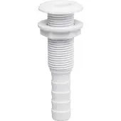 PLASTIMO Flush Flange Thru-hull Transparant 35 mm