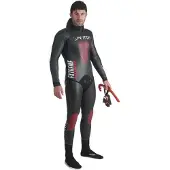 Spetton Extreme 7 Mm Smoothskin & Metallite Spearfishing Wetsuit Zwart 2XL Man