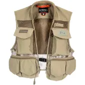 Simms Tributary Fishing Vest Beige XL Man