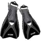 Ist Dolphin Tech Otter Diving Fins Zwart EU 40-44