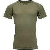 Devold - Lauparen Merino 190 Base Tee - Merino-ondergoed XXL, olijfgroen