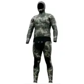 Picasso Thermal Skin 9 Mm Spearfishing Wetsuit Grijs 2XL Man