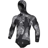 H.dessault By C4 Black Side 7 Mm Spearfishing Jacket Zwart XL Man