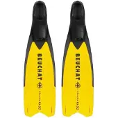 BEUCHAT Mundial One-50 Soft Flex Freediving Fins Geel EU 45-46