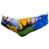 Turbo Alaska Swimming Brief Veelkleurig 9-10 Years Jongen