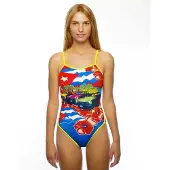 Turbo Cuba Colours Swimsuit Veelkleurig 4XL Vrouw