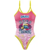 Otso Smurfs Hugs Swimsuit Roze XS Vrouw