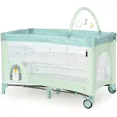 Asalvo Complete Duo Hedgehog Travel Cot Groen Kinderen