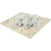 Asalvo Animals-foldable City Xxl Play Mat Beige Kinderen