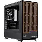 Einarex EXCS-PM-400C-B, Midi-toren, PC, Zwart, Micro ATX, Mini-ITX, Staal, Gehard glas, Gaming