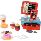 Wellhome Cash Register Set 32.5x13.5x22 Cm Transparant