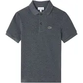 Lacoste Polo Kids Lcb SS Pique Bitume Chine Heather-Maat 140