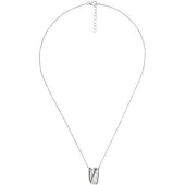 Orphelia Dames 925 Sterling Zilveren Ketting met Hanger - Zilver/Zwart ZH-6038/2