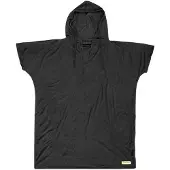 Ocean & Earth V Neck Hooded Poncho Zwart L-XL
