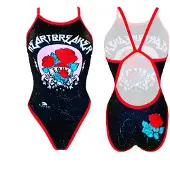 Turbo Hartbreaker Swimsuit Zwart 3XL Vrouw