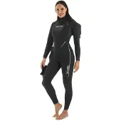 Seac Sub Space Woman Semi Dry Suit 7 Mm Zwart XS Vrouw