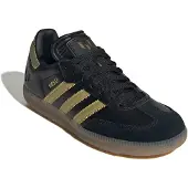 Adidas Kinderen Samba Messi IN Indoor Voetbalschoenen Core Black/Gold Metallic/Gum