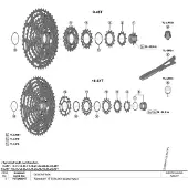 Shimano Cs-m9200 Tandwiel