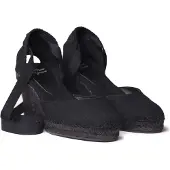 Toni pons Valenciaanse espadrille voor dames met sleehak en linten | FLORINA