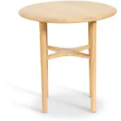 Mavis Crest sidetable eik witgepigmenteerde blanke lak