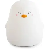 Saro Penguin Light With Usb Wit Kinderen