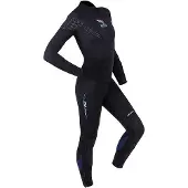 Ist Dolphin Tech Puriguard 5 Mm Woman Diving Wetsuit Zwart 5 Vrouw