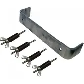 Lowrance Elite 3x Flush Mount Kit Zwart,Zilver