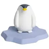 Oli&carol Ice Penguin Bath Toy Wit Kinderen