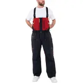 Graff Warmguard Winter 719-o-b-4 Bib Pants Zwart 3XL / Regular Man