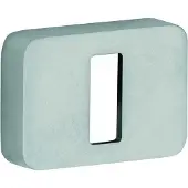 Artitec Set van twee sleutelplaatjes Minimal/Maximal mat nikkel ongelakt