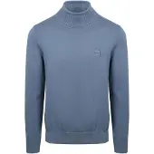 BOSS Heren Akiro trui blauw (L), Casual, Katoen 50527573
