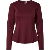 Pieces Shirt bordeaux