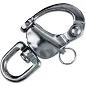 PLASTIMO Swivel Eye Carabiner Zilver 128 mm