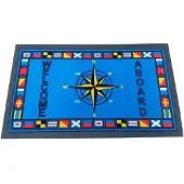Goldenship Welcome Carpet Blauw