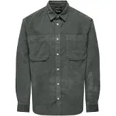 Only & Sons Overhemd 'ONSAlp' donkergrijs