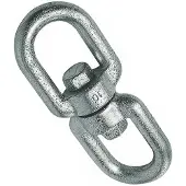 PLASTIMO Chain Swivel Link Zilver 8 mm