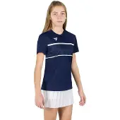 Tecnifibre Team Tech Short Sleeve T-shirt Blauw 6-8 Years Meisje