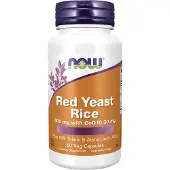 Now - Rode Gist Rijst met CoQ10, 600 mg - 60 Veganistische Capsules