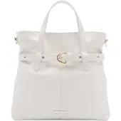 Coccinelle Large Leather Tote Bag In Cream Maat: OS | Handtassen Outlet | Dames | Wit