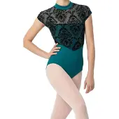 Intermezzo Manilacrem Leotard Met Korte Mouwen