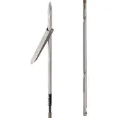 Pathos Tahitian Single Barb 7 Mm Spearshaft Zilver 130 cm