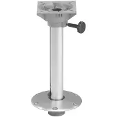 PLASTIMO Stowable Through-deck Mount Pedestal Zilver